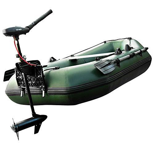 Prowake Schlauchboot mit Motor: Setangebot Angelboot Luftboden IBA 250cm mit Elektromotor PSM30