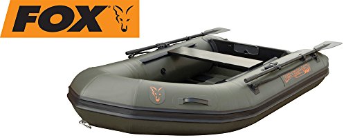 Fox FX 240 Inflatable Boat 2,40m - Angel Schlauchboot zum Karpfenangeln, Boot zum Wallerangeln, Angelboot zum Spinnfischen