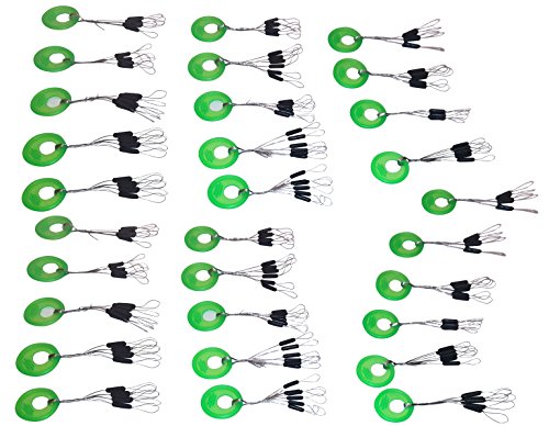 SANDAFishing 180 Gummistopper Schnurstopper Angel Zubehör Friedfisch Set Posen- Stopper Gummiperle (180 Gummistopper)